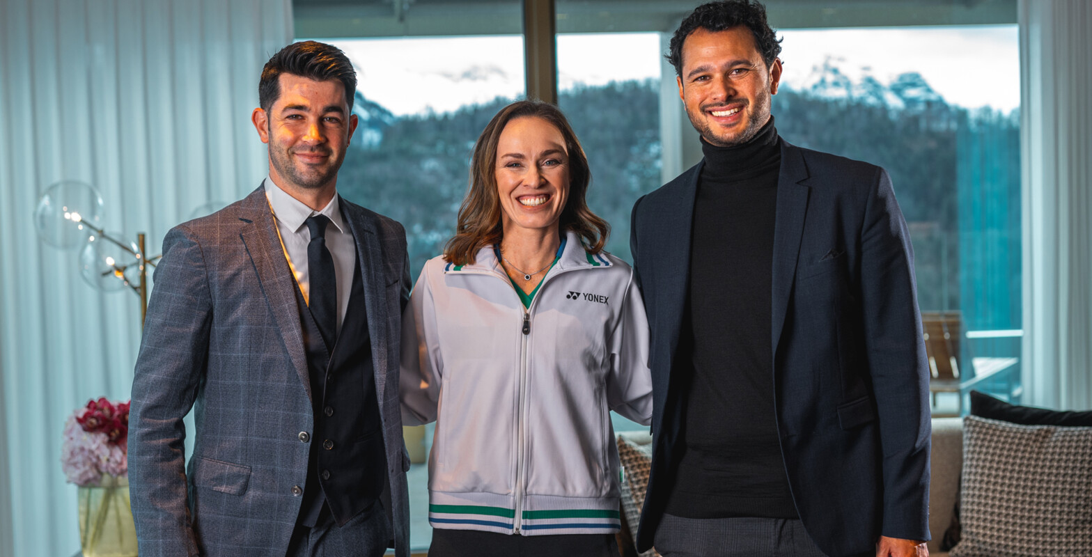LUX Tennis_Founders-&-Martina-Hingis