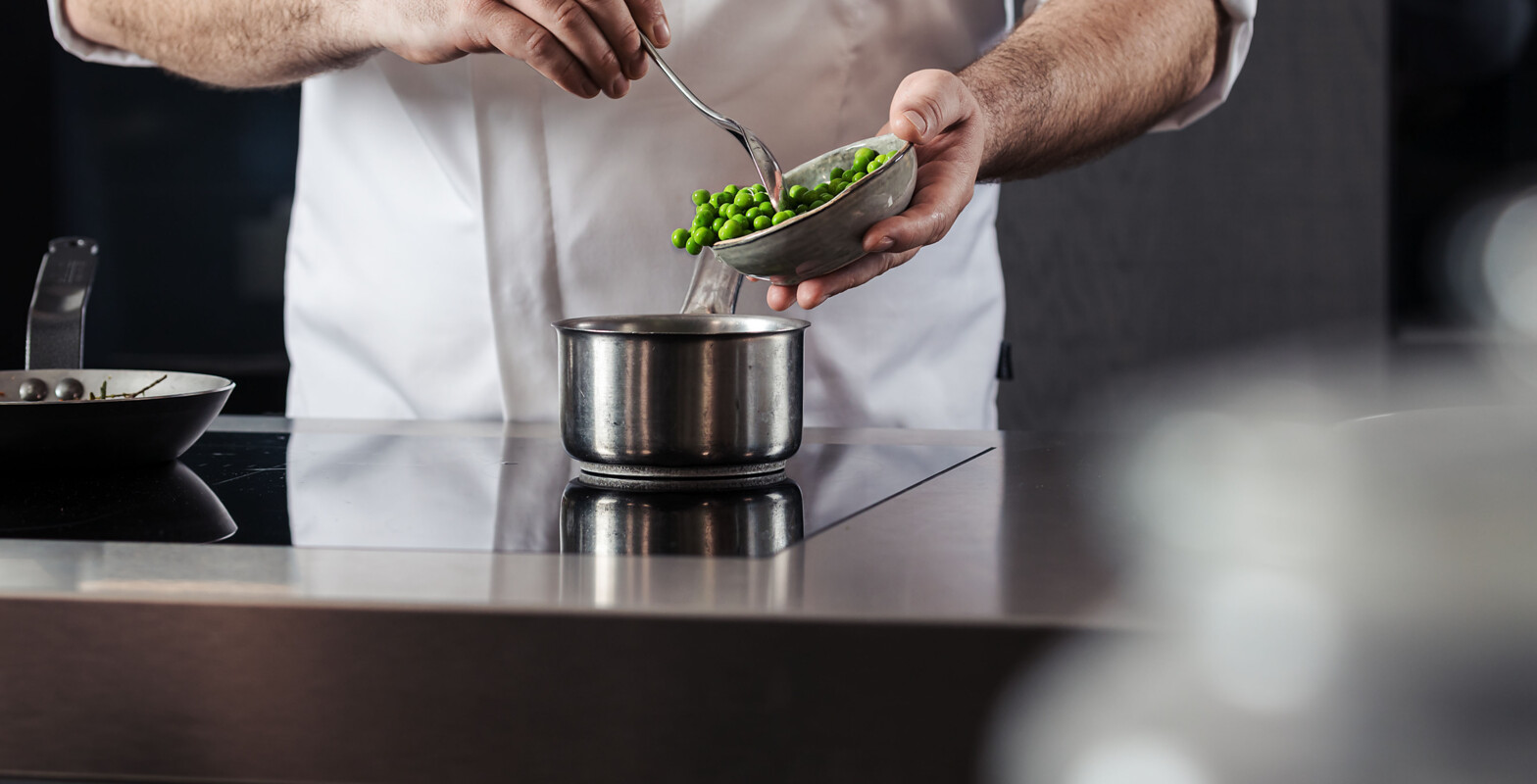 Verbena_Vitality Cuisine_Peas_Cooking