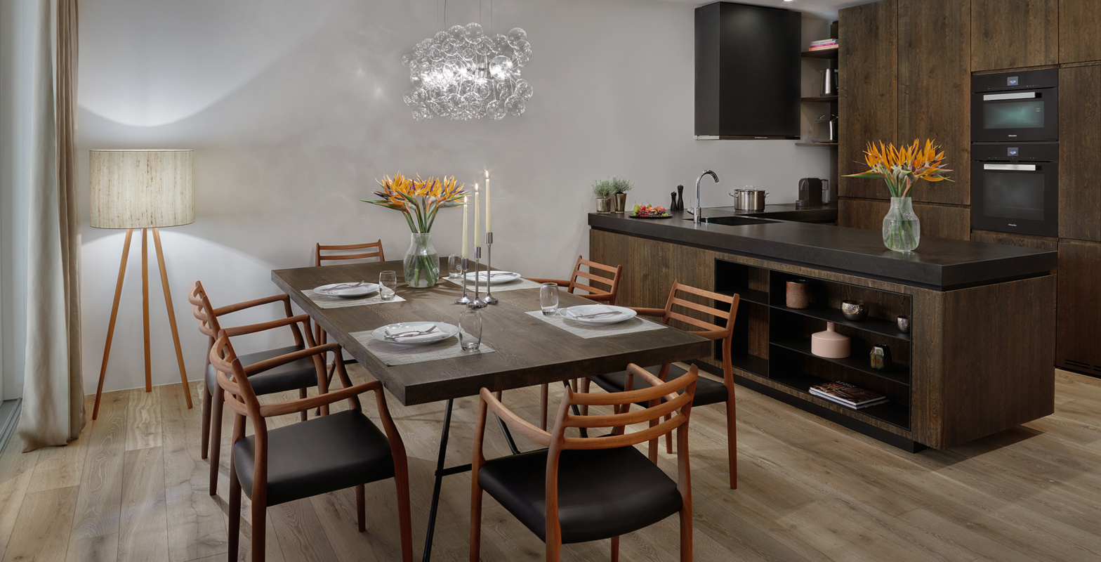 Panorama Residence Suite B302 Dining Kitchen