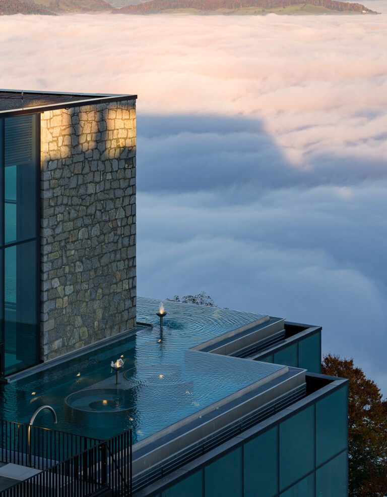 BH_Alpine Spa_Exterior_Above Clouds_Infinity Pool_1